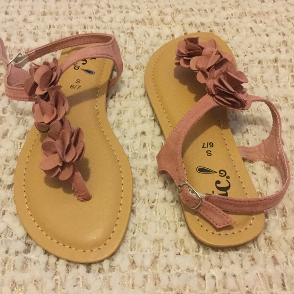 Rue 21 pink Sandals size 6/7 - Picture 3 of 6